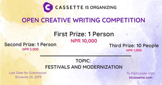 First Creative Writing Competition By Casette