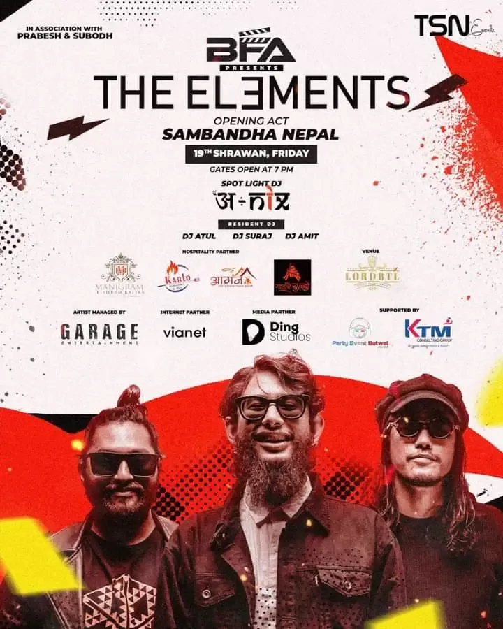 The ELEMENTS Live at LORD Butwal - Unmissable Music Event!